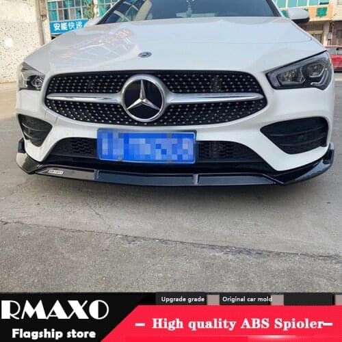 For Mercedes-Benz W118 CLA front Bumper Diffuser Bumpers Protector For 2020 CLA180 200 Body kit bumper Before Rear lip spoiler