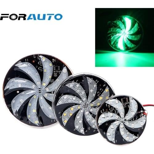 FORAUTO 40Leds Car Atmosphere Lamp LED Strobe Light Modified Windmill Lights Flash Lamp Fire Wheel Lights Motorcycle Car Styling