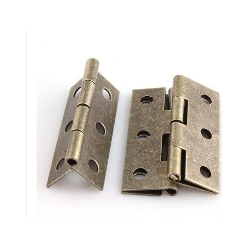 Hardware supplies Hinges Furniture Accessories Jewelry Boxes Small broze Hinge Furniture Fittings 43mm*30mm*0.7mm
