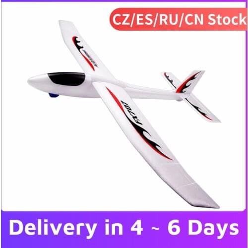 FX707S Airplane Hand Launch Glider Plane Throwing Airplane Soft Foam Airplane Aircraft Model DIY Toys for Kids