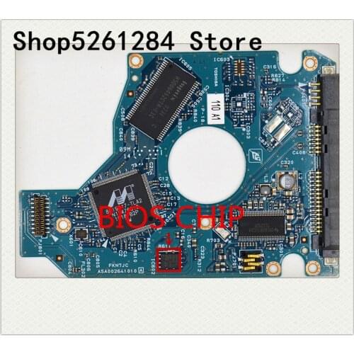 HDD PCB Toshiba /Logic Board/Board Number: G002641A / MK1059GSM , HDD2K11 , MK5065GSX