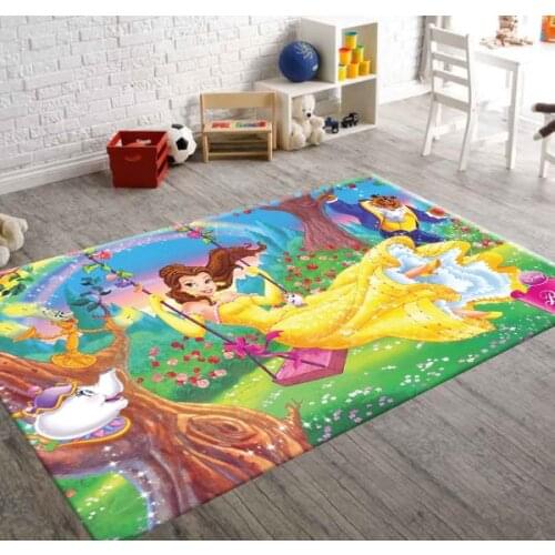Beauty and the Beast,Belle Patterned Carpet ,Non Slip Floor Carpet,Teens Carpet,Turkish Rug