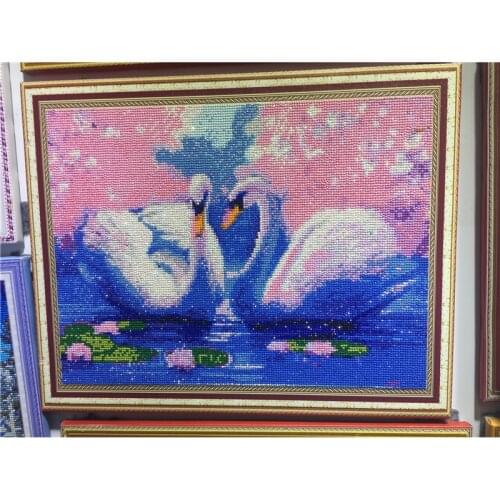 Swan animal DIY Crystal 5D full plastic diamond painting embroidery machine glue cross stitch kit art 3Dmosaic square rhinestone