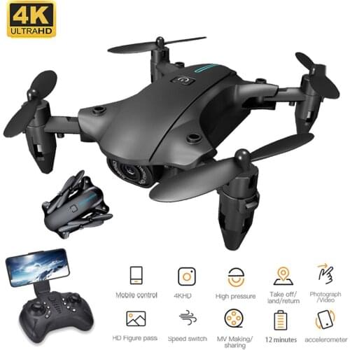 Mini Drone WiFi FPV 4K HD Camera H2 Professional RC Helicopter Altitude Hold Real-time Transmission Foldable Quadcopter RC Drone