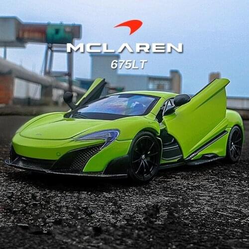 Nicce 1:24 Mclaren 675LT Sports Alloy Car Model Diecasts Metal Vehicles Car Model Collection Simulation Car Kids Toys Gift