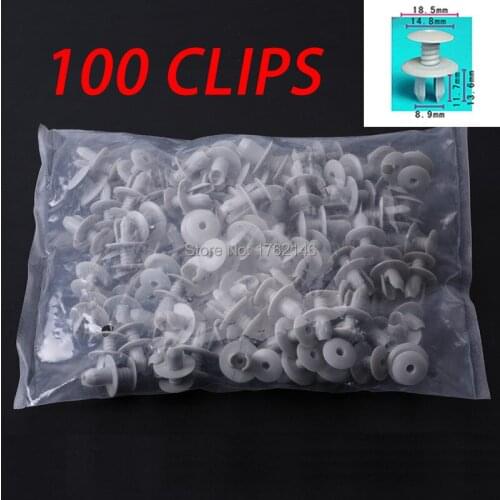 Set of 100PCS Door Panel Clips MOULDING SCREW CLIPS For T4 & T5 Bora Polo Touran LT 701867299U71 70186729901C