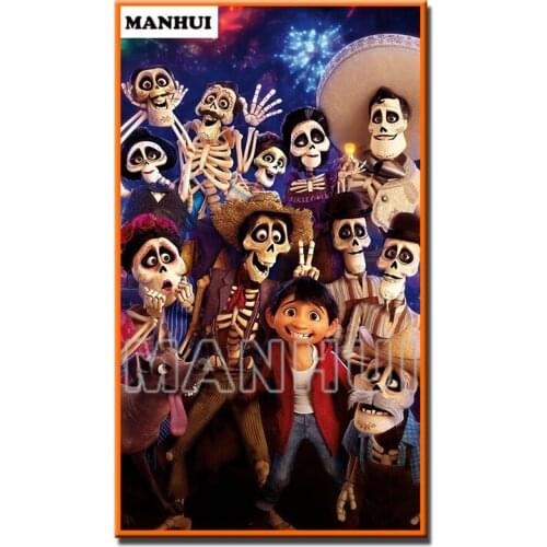 New diy diamond painting cross stitch rhinestones diamond embroidery mosaic needlework Cartoon picture craft painting MH534