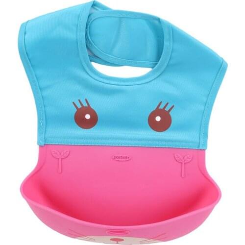 New Useful Waterproof Baby Silicone Bibs Feeding Bib Kids Roll Up Food Catcher Pocket Bave Baby Baber Bebe Baby Bibs