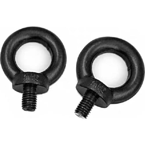 10CS GB825 DIN580 Black 304 stainless steel extension eyebolt o - ring bolt for marine use M4 M5 M6 M8 M10 M12
