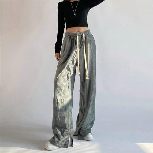 Женские брюки с высокой талией VOLGINS China At AliExpress