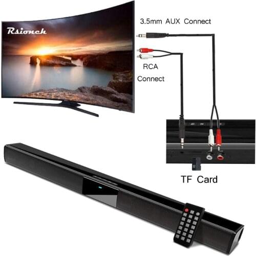 BEASTUN Soundbar Speaker for TV Wired & Wireless Bluetooth Speakers Home Theater Sound Bar with Built-in Subwoofers and Batterie
