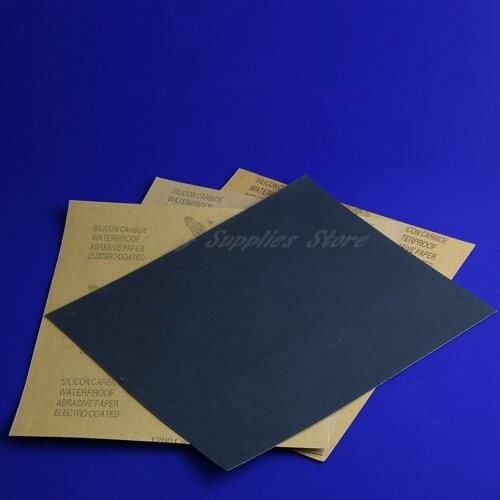 10pcs sandpaper polishing water grinding abrasive paper grinding sand paper dry grinding car wall ultra fine 60-2000 mesh