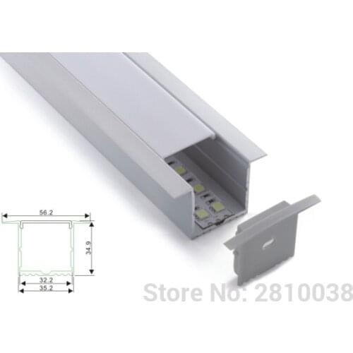 10 X 1M Sets/Lot express Ali T type Anodized LED aluminiumprofile AL6063 led strip light housing for ceiling and wall lights