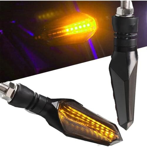 2 pairs Signal lights Turn Signal Flasher Warning lamp waterproof LED light for Yamaha Fz16 KAWASAKI Z1000SX Honda Cb650f Cb500x
