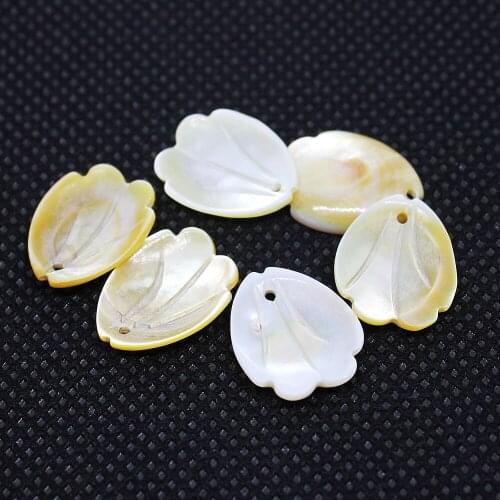 5 Pieces / Pack of Natural Sea Shells Fashionable Fish-shaped Pendants For Jewelry DIY Bracelets Earrings Jewelry Accessories