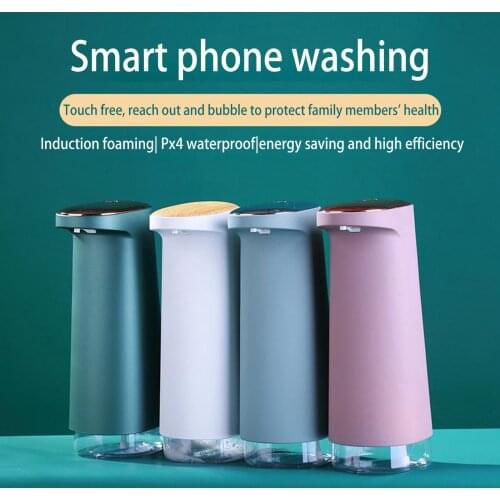 Automatic soap dispenser USB rechargeable 450ml soap dispenser non-contact smart sensor foam hand sanitizer