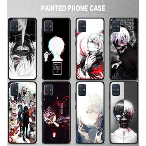 Phone Case For Samsung Galaxy A51 A71 5G A21s A11 A31 A41 A91 A72 A12 A02s Soft Silicon coque Matte Bumper Tokyo Ghoul Anime