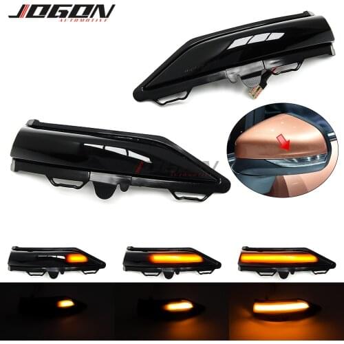 For Ford Fiesta MK7 MK8 2019+ Dynamic Turn Signal Light LED Side Mirror Sequential Indicator Lamp Car Accessories