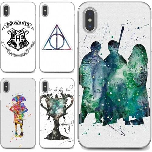 For Samsung Galaxy A3 A5 A7 A9 A8 Star Lite A6 Plus 2018 2015 2016 2017 Avada Kedavra deer Watercolor Art Soft Silicone TPU Case