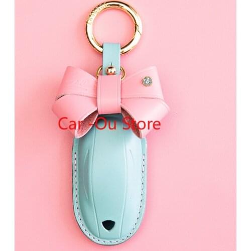 For Tesla MODEL S MODEL X MODEL 3 Smart Key Keyless Remote Entry Fob Case Cover Key Chain