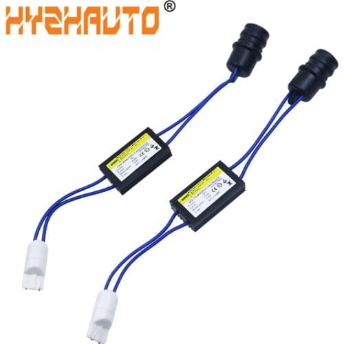 YCCPAUTO T10 W5W LED Car Canbus Cable Warning Canceller Decoder 501 192 168 Car Lights NO Error Canbus OCB Load Resistor 2pcs