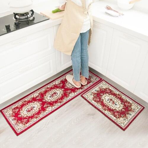 Kitchen Rug or Mats Kitchen Runner Anti-slip Modern Area Rugs Living Room Balcony Bathroom Carpet Set Doormat Bath Mat