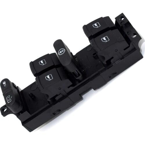 RED Led Master Electronic Power Window Control Switch Button For SKODA FABIA Saloon Combi Praktik OCTAVIA SUPERB 1J4959857A