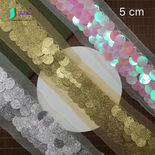 Doll Skirt Tulle background Round Laser Black Silver Round Sequin Lace Decorate Clothes Handamde Diy Curtain Sequin Lace S0281H