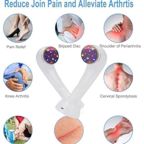 LLLT Arthritis Wound Healing 660mW Laser Pain Relief 808nm And 650nm Sciatica Heel Spurs Neck Pain