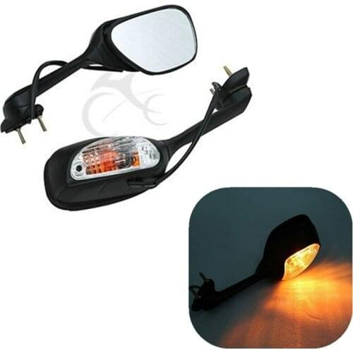 Motorcycle Rear View Mirror Turn Signal For Suzuki GSXR600 GSXR750 2011-2017 GSXR1000 2009-2016