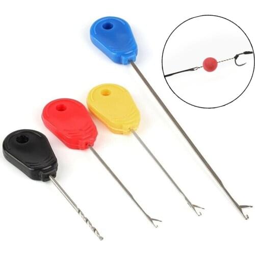 4pcs Boilie Needle Kits Tools Carp Fishing Boilie Baiting Drill Stringer Needles Set Portable Mini Gadgets With Sharp Pin Head