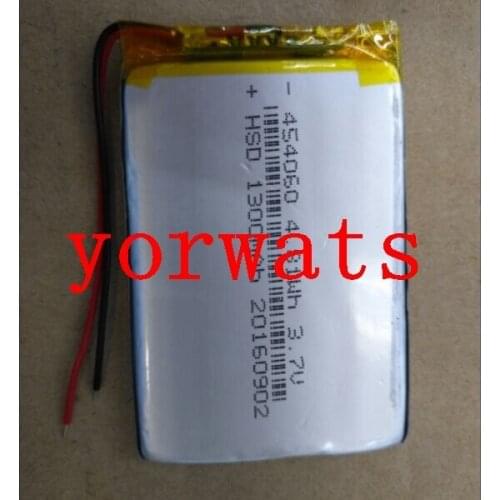 New Hot A Rechargeable Li-ion Cell 3.7V lithium polymer battery 454060 1300mah direct sale