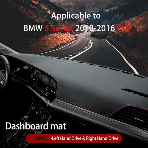Anti-Slip Mat for BMW 5 Series F10 2010-2016 Dashboard Cover Pad Sunshade Dashmat Carpet Cape Accessories 520i 525i 530i 535i