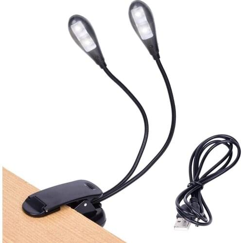 Music Stand Light, Clip On Led Book Lights, Usb Operated, Reading Lamp In Bed, 4 Brightness Levels, Perfect For Bookworms, Piano