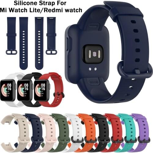 Replacement Wrist Bands For XiaoMi Mi Watch Lite Strap Silicone Watchband For Redmi Watch Wristband Bracelet Smart Accessories