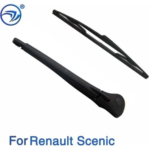Wiper 10" Rear Wiper Blade & Arm Set Kit For Renault Scenic 2 / Grand Scenic MK 2 Windshield Windscreen 2003 2004 - 2009 1.0