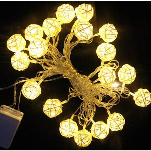 [Seven Neon]Free shipping 110V/220V white Sepak takraw shape 4M 20leds party/Christmas/decoration/holiday led string light