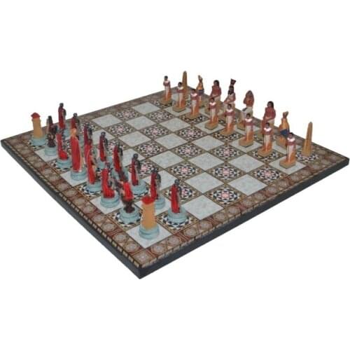 Chess set Big Corn roman Polyester Folding Pearl Decorated Chess Board intelligence and strategy games
