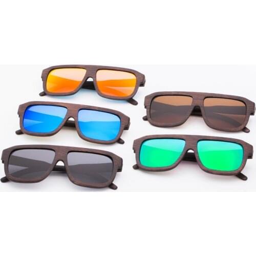 Fashion Polarized men sunglasses Bamboo frame high grade brand Colorful Vintage women sunglasses beach eyeglasses UV400