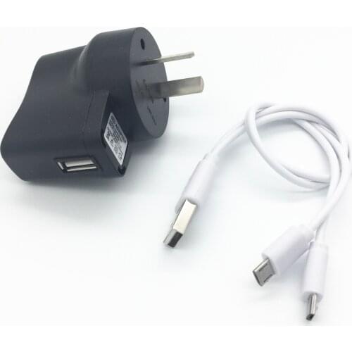 US/AU/EU/UK PLUG Wall+ White 1FT 20cm USB Male To Dual 2X Micro Male Plug Data Charger Sync Power Y Cable