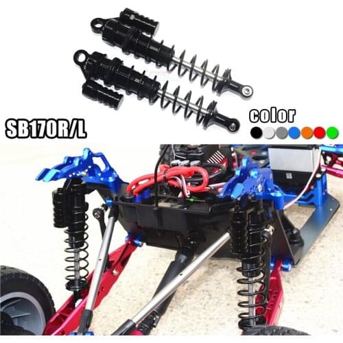 RC Model Car GPM Parts LOSI 1:6 SUPER BAJA-REY Truck Upgrade Accessories Aluminum alloy L-Shape Rear Shock Absorbers SB170R/L