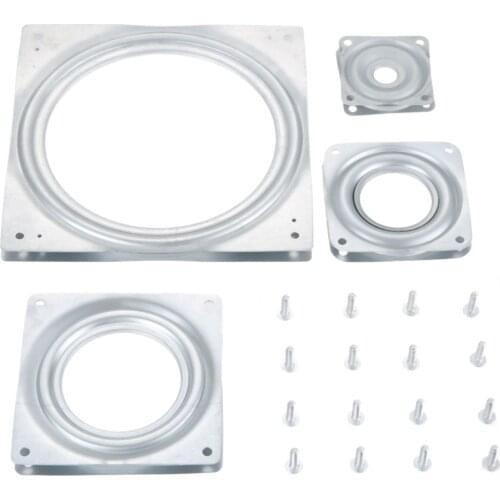 1PC Square Lazy Susan 360° Rotating Rolling Bearing Turntable 300 lbs Bearings Plate Dropshipping 51*51mm/72*72mm