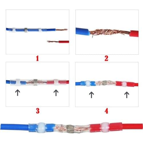 10/5/20/30 SST-S11 S21 S31 S41 wire heat shrinkable waterproof waterproof connector, tinned copper welding sealed terminal kit