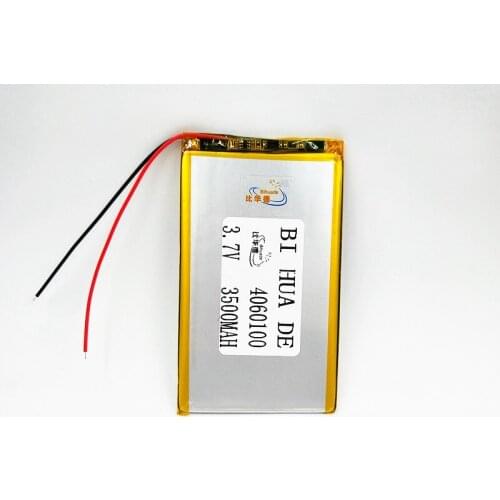 3.7V 3500mAh 4060100 Lithium Polymer Li-Po li ion Rechargeable Battery cell For Mp3 MP4 MP5 GPS PSP mobile bluetooth Game Player
