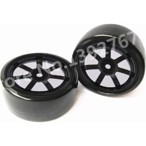 4Pcs/Set RC Drift Cars Tire 63mm*26mm Wheel Rim & Drift Tyre For 1/10 Scale Models RC Car Remote Control On Road Room Car Tires