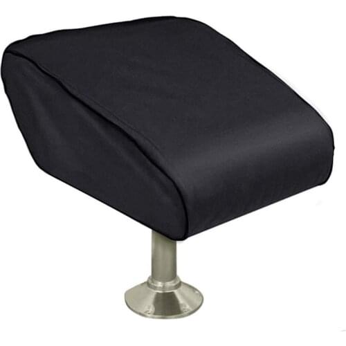 50.8*45.7*35.6cm Outdoor Waterproof Pontoon Black Chair Cover 210D Silver Oxford Anti-UV Sun-proof Rainproof Dust Cover upgrade
