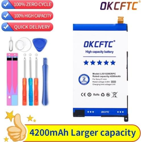 4000mAh LIS1529ERPC for Sony Xperia Z1 Mini Battery Z1mini D5503 Z1 Compact M51w Compact mini Z1c