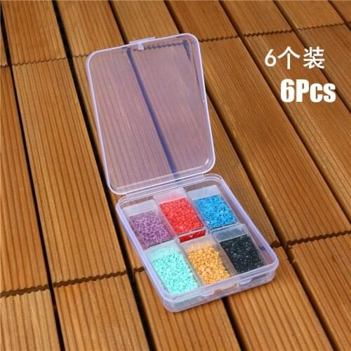 6/10/12/24/28/42/56/64pcs Plastic Diamond Painting Accessories with Bottles Container Storage Box Diamant Painting Holde