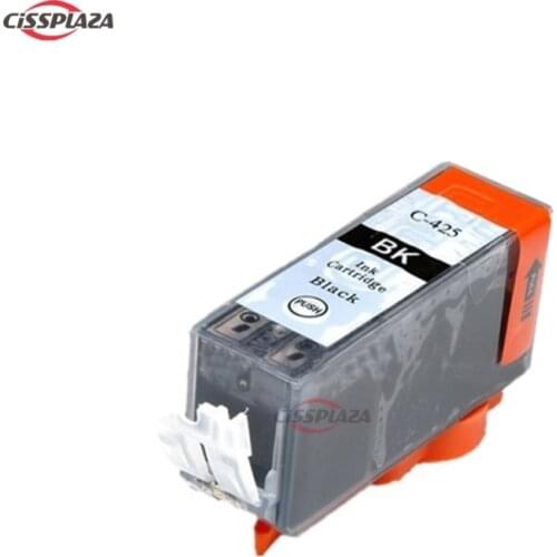 CISSPLAZA 4pcs PGI-425 Black Compatible ink cartridges for canon MG6240 MG8240 MG6140 MG8140 PGI425 printer