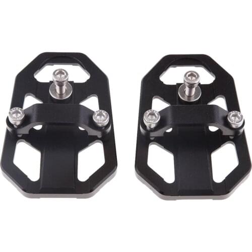 CNC Motocycle Wide Black Foot Pegs For HONDA NC700X/S 2014-2018